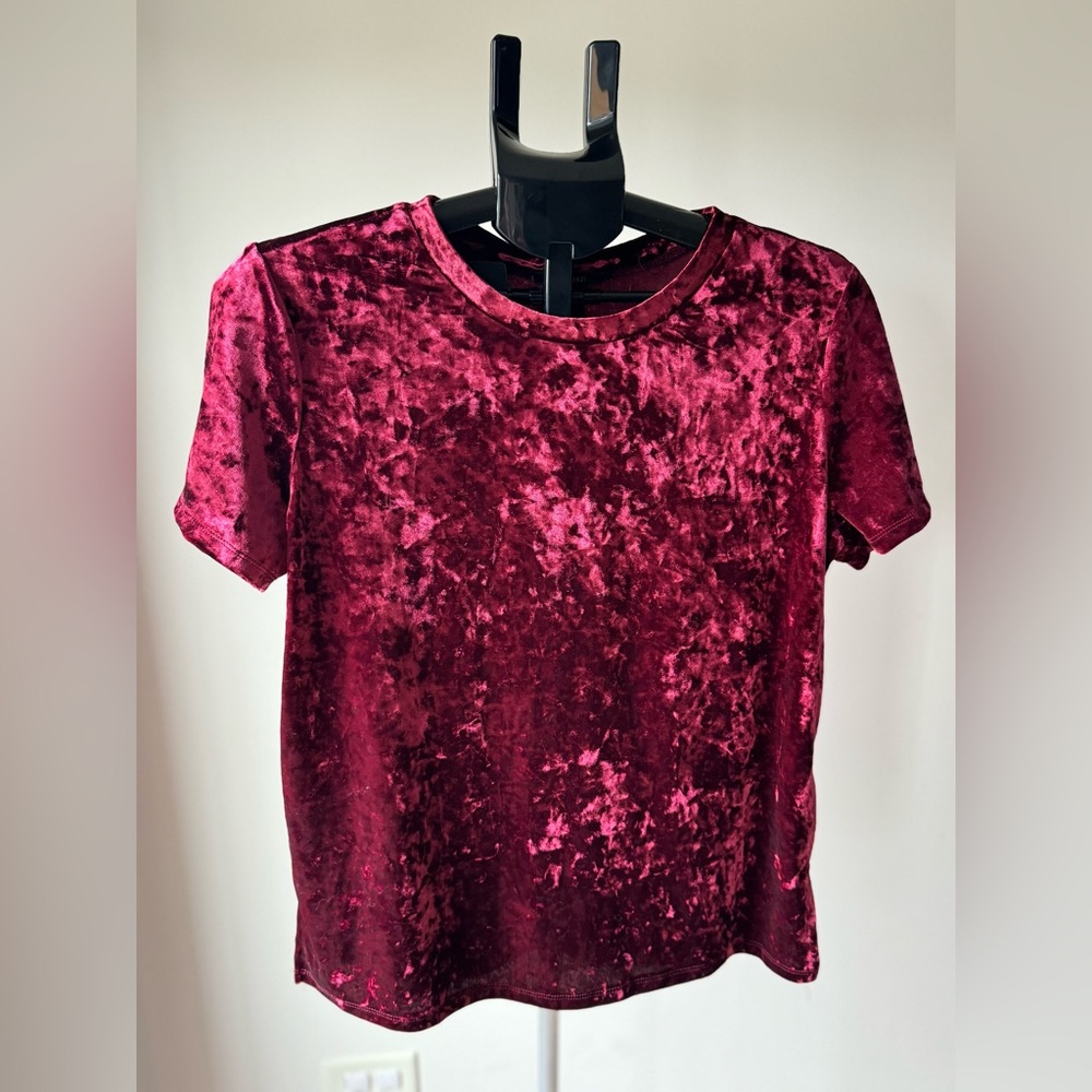 Forever 21 velvet shirt